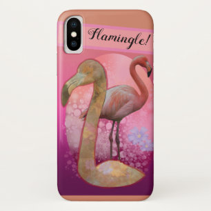 Capa Para iPhone Da Case-Mate Flamingle Floral Flamingo