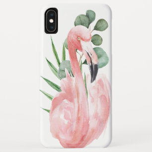 Capa Para iPhone Da Case-Mate Flamingo Watercolor, Rosa Tropical
