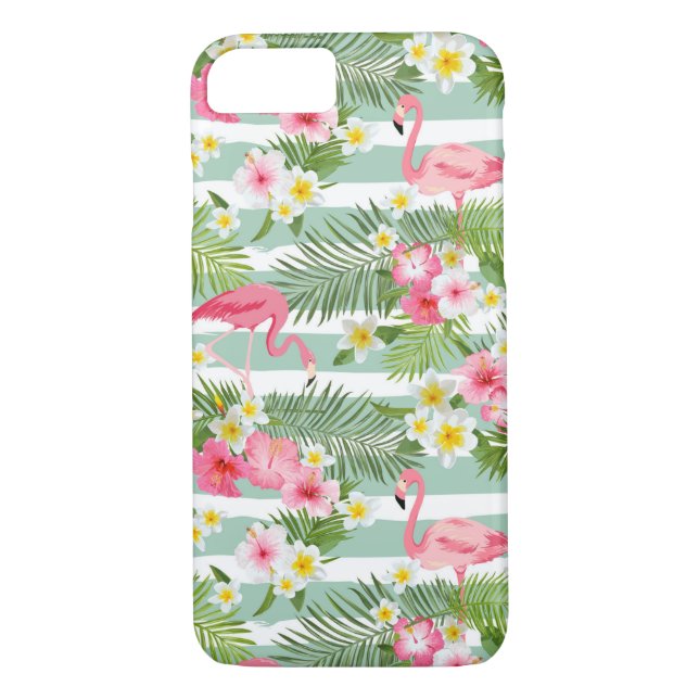 Capa Para iPhone, Case-Mate Flamingos E Stripes (Verso)