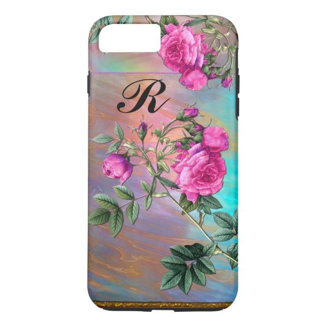 Capa Para iPhone, Case-Mate Flintz Rosa Monograma Plus (Verso)