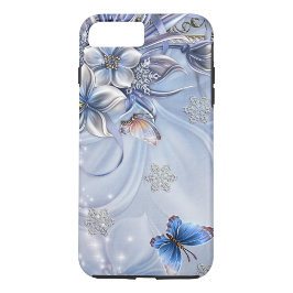 Capa iPhone 8 Plus/7 Plus Floco de neve