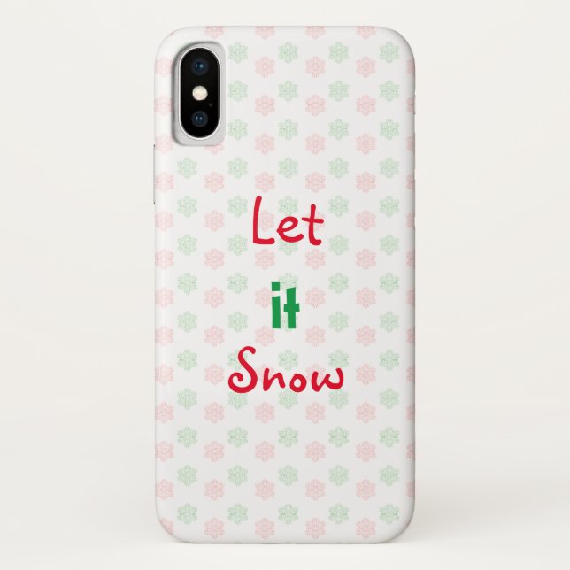 Capa Para iPhone, Case-Mate Floco de neve de Natal (Verso)