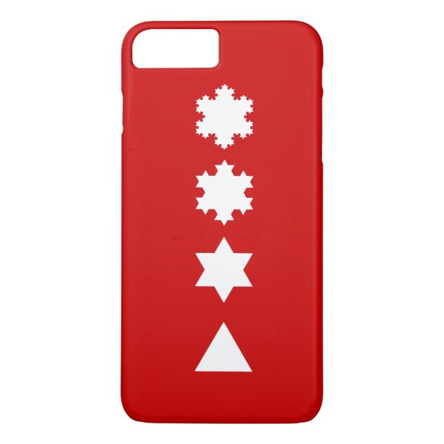 Capa Para iPhone, Case-Mate Flocos de neve de Koch (Verso)