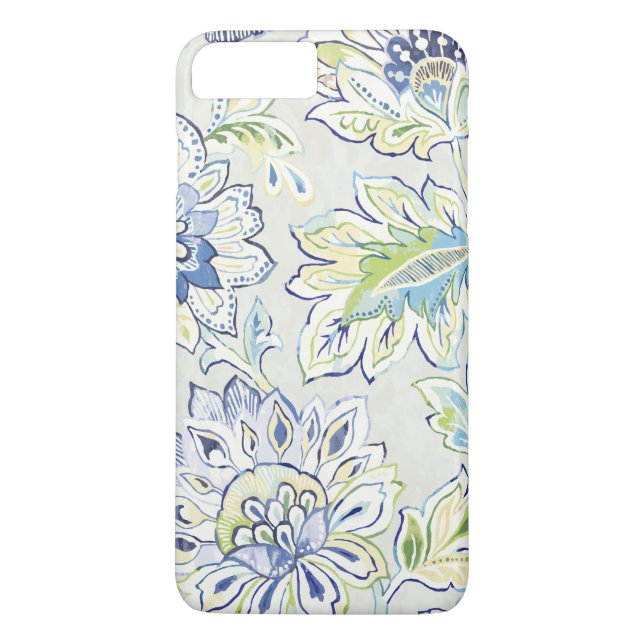 Capa Para iPhone, Case-Mate Flor azul boémia (Verso)