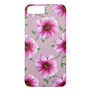 Capa iPhone 8 Plus/7 Plus Flor da dália do rosa de jardim em alguma cor