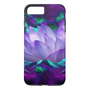 Capa iPhone 8 Plus/7 Plus Flor de lótus roxa e seu significado