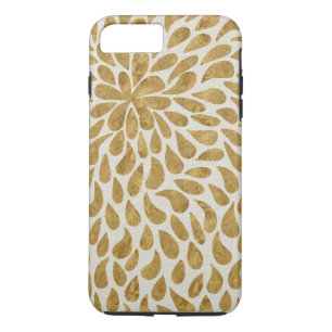 Capa Para iPhone Da Case-Mate Flor de Paisley Moderno em Dourado e Branco