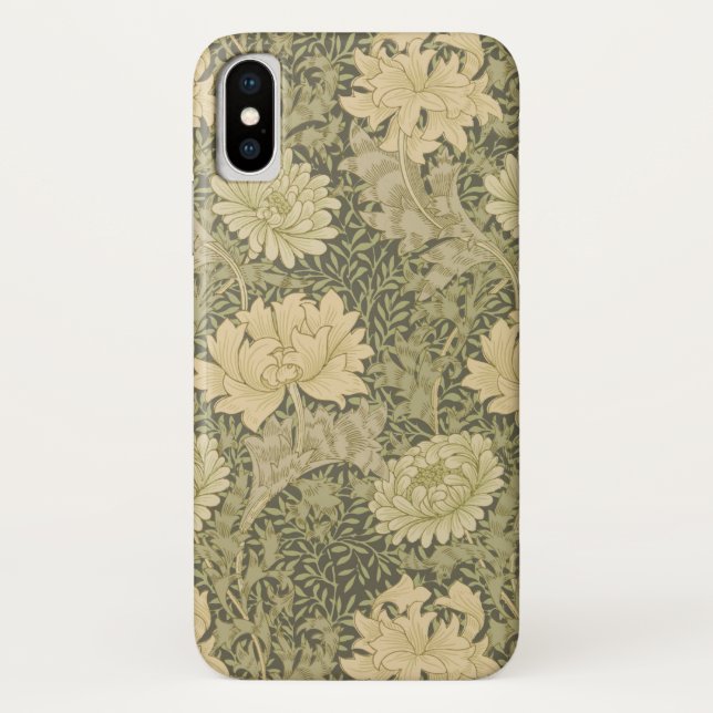 Capa Para iPhone, Case-Mate Flor de Salvia Crisântemo William Morris (Verso)