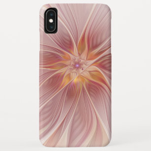 Capa Para iPhone Da Case-Mate Flor moderna do abstrato floral cor-de-rosa macio