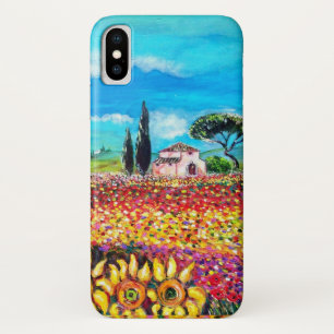 Capa Para iPhone Da Case-Mate FLORA NA TÚSCULA/Campos, papagaios e girassóis