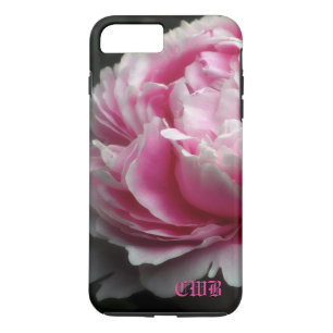 Capa iPhone 8 Plus/7 Plus Floral elegante da peônia macia