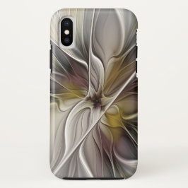Capa Para iPhone Da Case-Mate Floral Fractal, Fantasia Flor com Cores da Terra