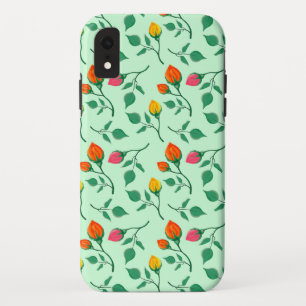 Capa Para iPhone Da Case-Mate Floral pattern with colored rose flowers