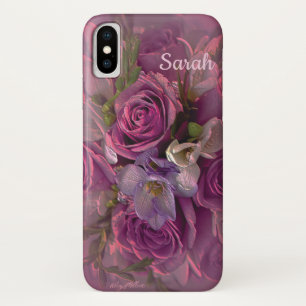 Capa Para iPhone Da Case-Mate Floral Rosa e Roxo