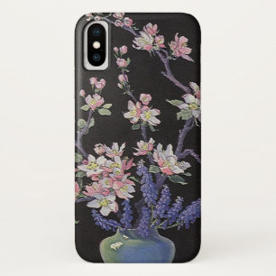 Capa Para iPhone Da Case-Mate Floral Vintage, Flores de Cerejeira em um Vaso