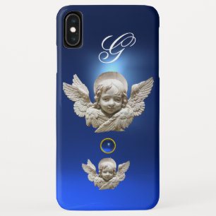 Capa Para iPhone Da Case-Mate FLORENTINE RENAISSANCE ANGEL Blue Gem Monograma