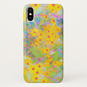 Capa Para iPhone Da Case-Mate Flores bonito Amarelo e Vermelho com Turquesa