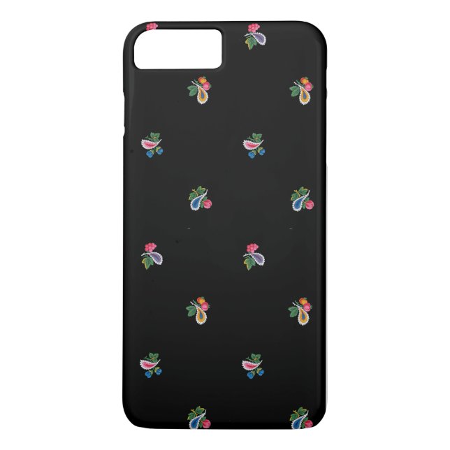 Capa Para iPhone, Case-Mate Flores Brilhantes, Folhas e Folhas Negras (Verso)