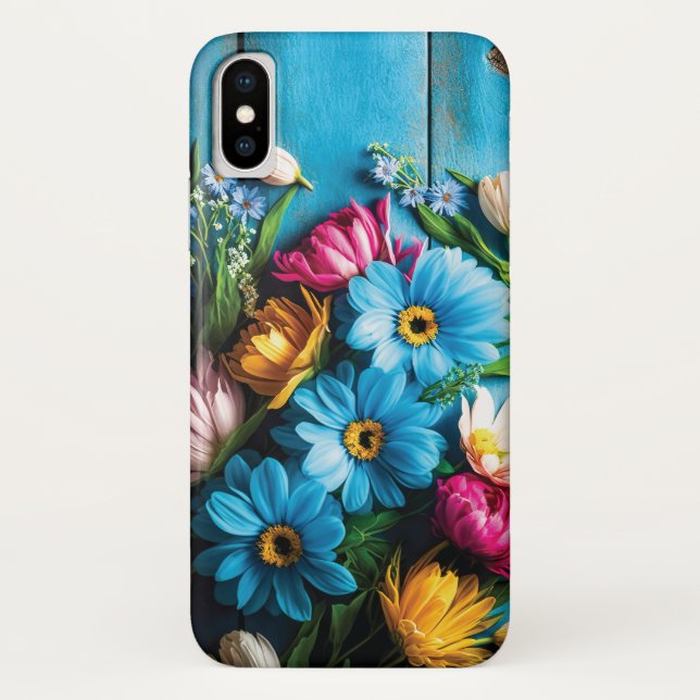 Capa Para iPhone, Case-Mate Flores Coloridas (Verso)