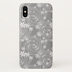Capa Para iPhone Da Case-Mate Flores cor violeta sem costura alfazema