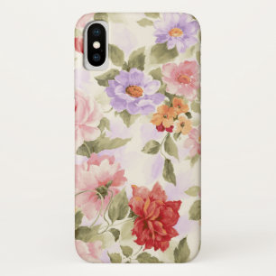 Capa Para iPhone X Flores de Jardim