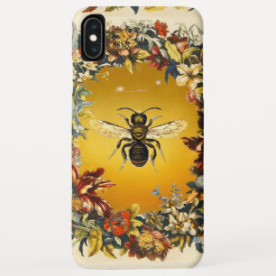 CAPA PARA iPhone XS MAX FLORES DE PRIMAVERA, ABELHA DE MEL/APOSTA DE MEL