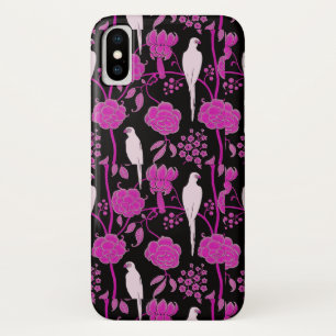 CAPA PARA iPhone DA Case-Mate FLORES DE PULA DE DECO DE ARTE, PARTES BRANCAS EM