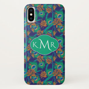 Capa Para iPhone Da Case-Mate Flores e monograma das penas  