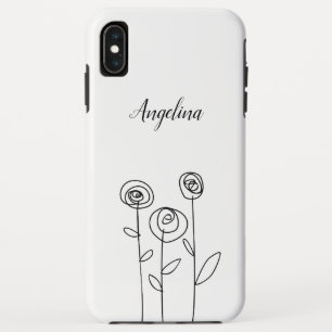 Capa Para iPhone Da Case-Mate Flores Mínimas de Desenho Fácil