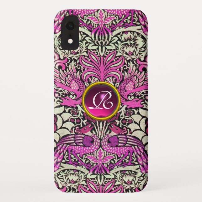 CAPA PARA iPhone, Case-Mate  FLORES, PACOTES, DRAGÕES, MONOGRAMAS DE PINTOS (Verso)
