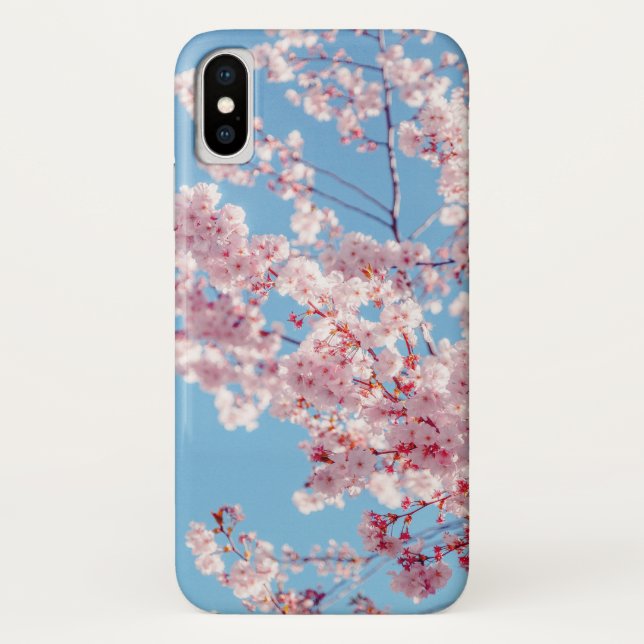 Capa Para iPhone, Case-Mate Flores Rosa, Flores Japoneses, Cerejeiras Brilhant (Verso)