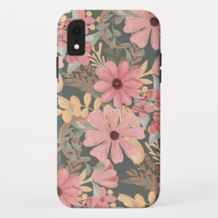 Capa Para iPhone Da Case-Mate Flores Verdes Rosa Sage Deixam Padrão De Aquarela