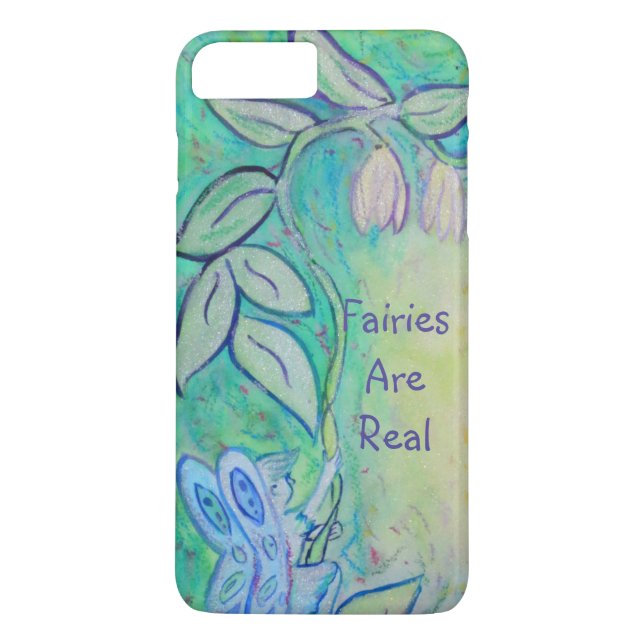 Capa Para iPhone, Case-Mate Flower Fairy Garden Art Custom iPhone 7 Case (Verso)