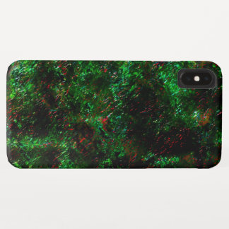 Capa Para iPhone Da Case-Mate Flutuação das manchas escuras em verde-vivo e verm