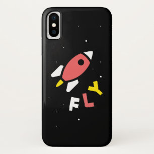 Capa Para iPhone Da Case-Mate Foguete - Pop-Arte Vermelha e Amarela