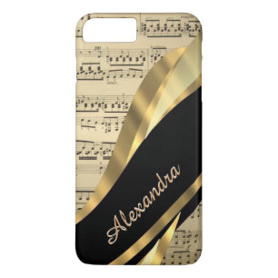 Capa Para iPhone Da Case-Mate Folha de música elegante personalizada