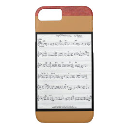 Capa Para iPhone Da Case-Mate Folha de música Manutenção do gabinete Promise iPh