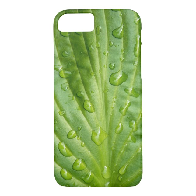 Capa Para iPhone, Case-Mate folha hosta com gotas de chuva (Verso)