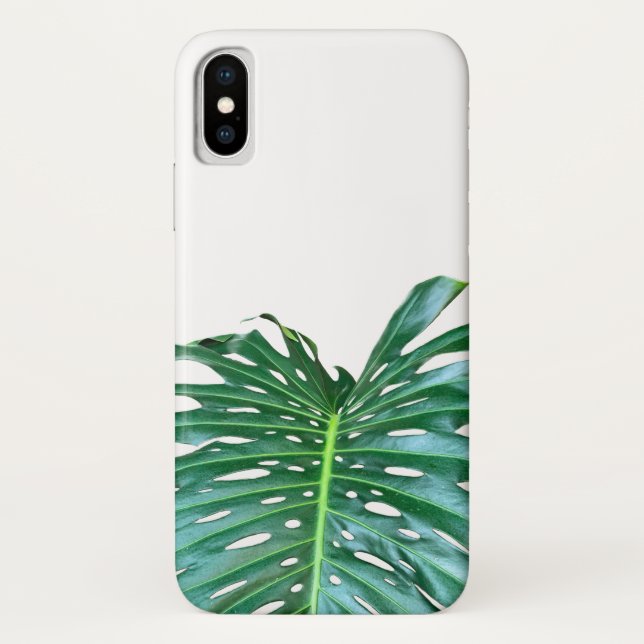 Capa Para iPhone, Case-Mate Folha tropical da selva da palmeira elegante (Verso)
