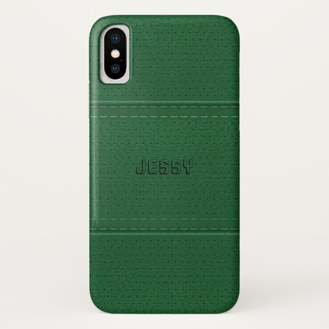 Capa Para iPhone, Case-Mate Folha Verde Escura (Verso)
