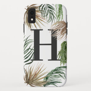 Capa Para iPhone Da Case-Mate Folhagem de cor aquosa tropical + folha de palma