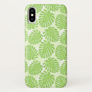 Capa Para iPhone X Folhas da planta tropical - teste padrão de