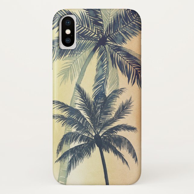 Capa Para iPhone, Case-Mate Folhas de Palma Tropicais (Verso)
