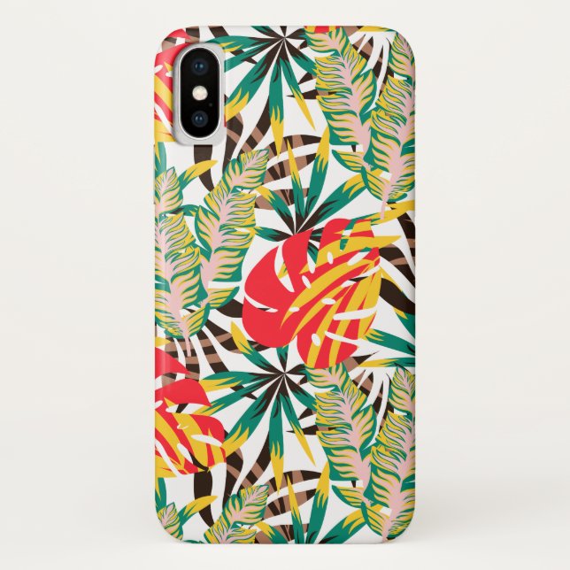 Capa Para iPhone, Case-Mate Folhas de Palma Tropicais Selvagens (Verso)
