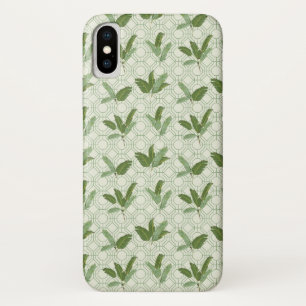Capa Para iPhone X Folhas de palmeira tropicais