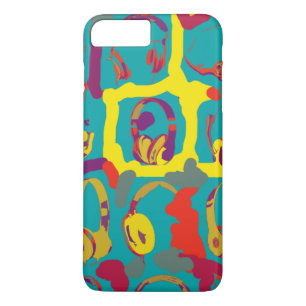Capa Para iPhone Da Case-Mate fones de ouvido do DJ do pop art da cor