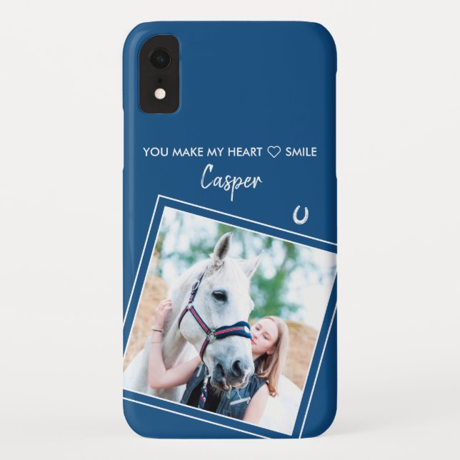 Capa Para iPhone, Case-Mate Foto de Animais de Cavalo Personalizado (Verso)