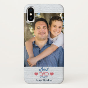 Capa Para iPhone X Foto do Melhor Pai Nunca