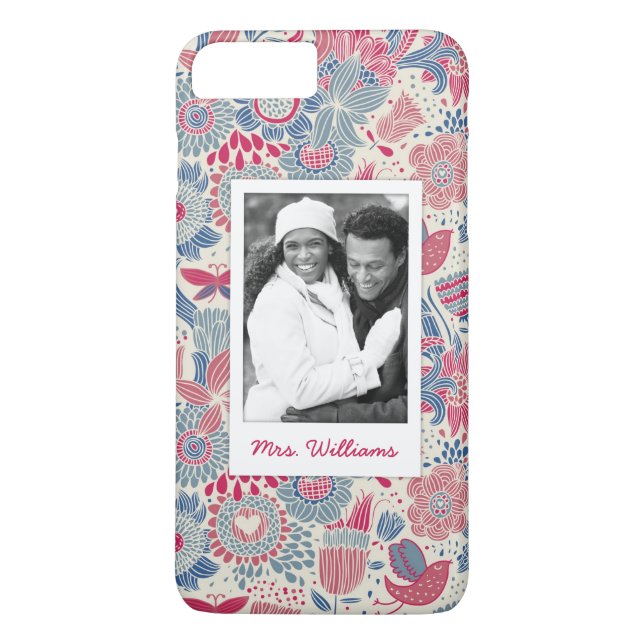 Capa Para iPhone, Case-Mate Foto feita sob encomenda & design floral conhecido (Verso)