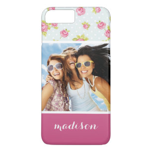 Capa Para iPhone Da Case-Mate Foto feita sob encomenda & rosas cor-de-rosa